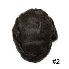 Full Swiss Lace  Mens Hair piece Wholesale Medium Brown