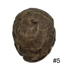 Hair systems for men toupee With Thin Skin Perimeter and Lace Front