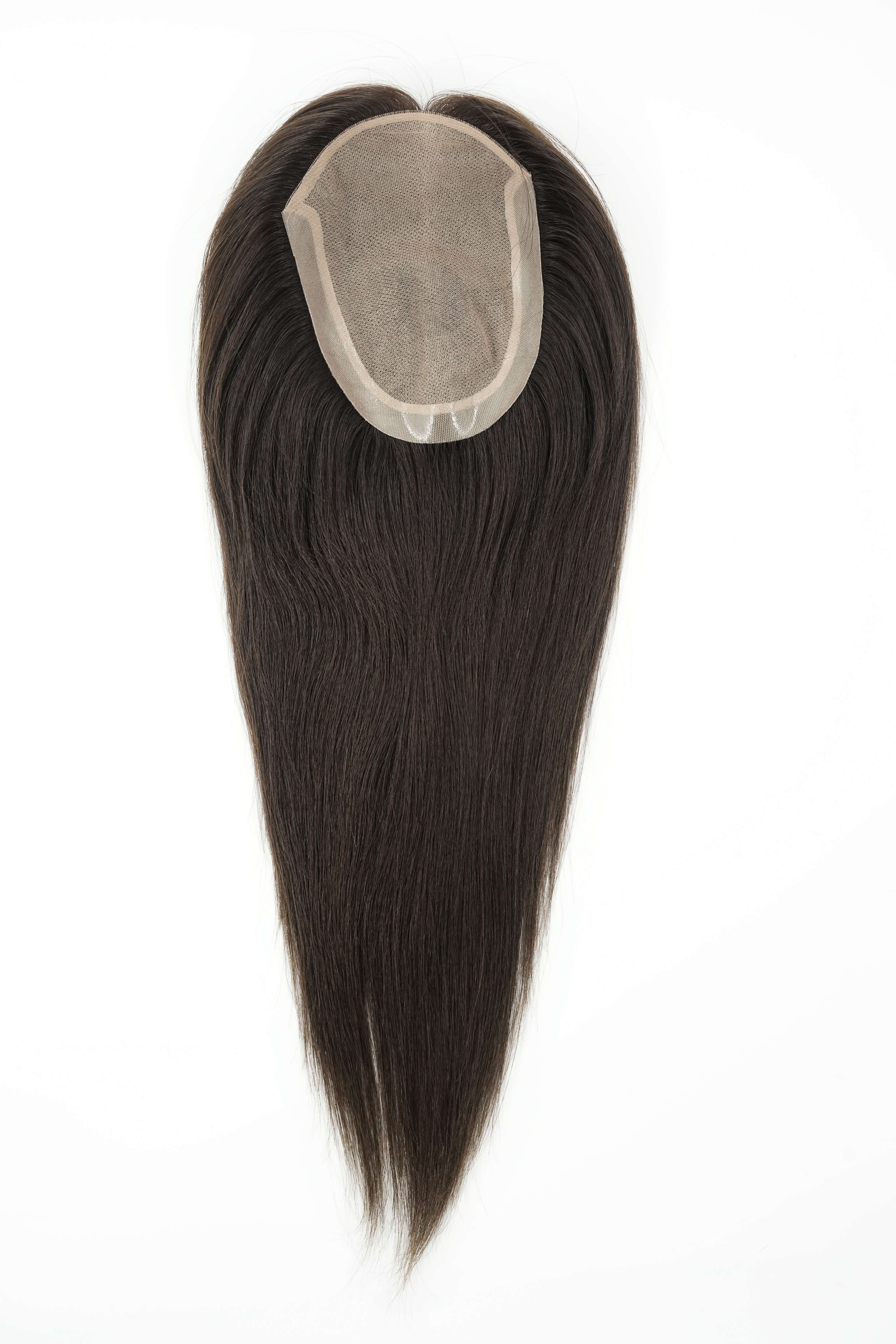 5*7 hand tied virgin raw european human hair silk topper for women Free shipping