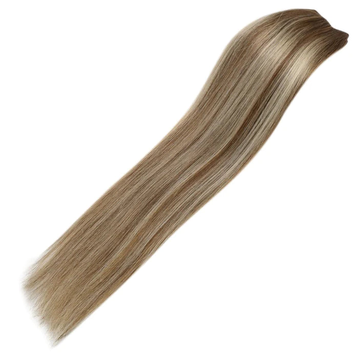 80g Halo Human Hair Extensions Balayage Blonde #6/60/6