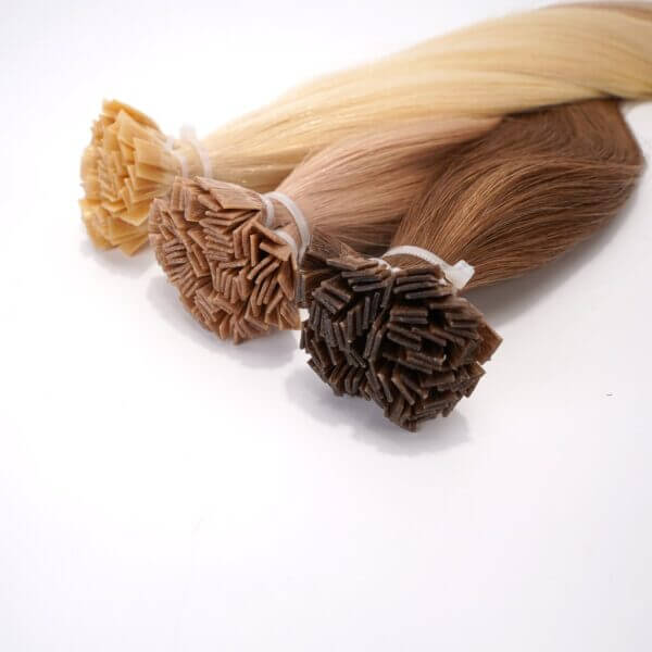 Balayage Highlight 100 % Human Hair Extensions Fusion Remy Hair 50g/pack Pre Bonded  Flat Tip Human Hair Extensions