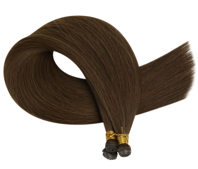 50g 22inch Russian Thin Invisible Double Drawn Human Hair Genius Weft