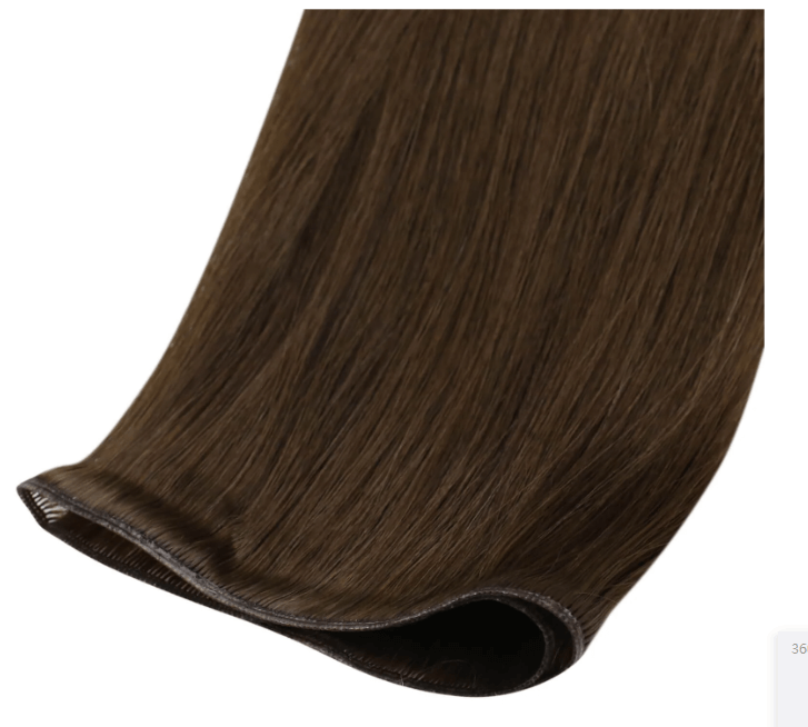 50g 22inch Russian Thin Invisible Double Drawn Human Hair Genius Weft