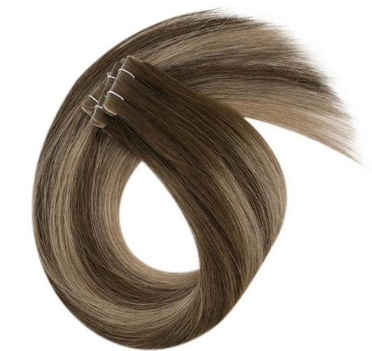 50G Injection Tape in Human Hair Extension Balayage Brown #4/27/4