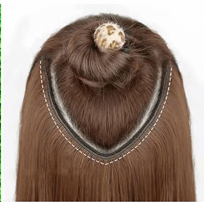 Silk Base v-part Clip in Topper European raw virgin hair piano color