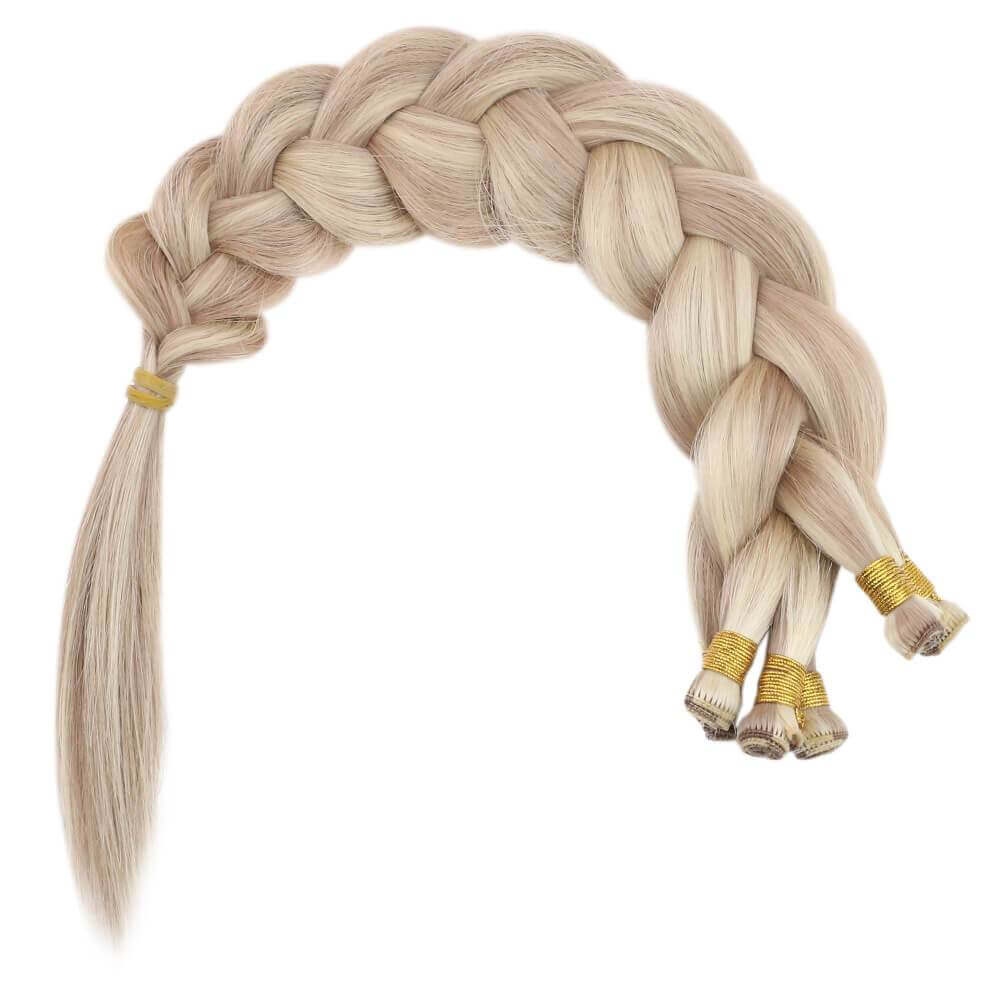 Wholesale Cuticle Aligned  hand tied Weft virgin Hair Extension