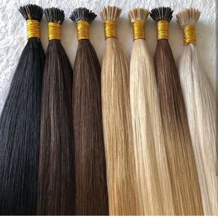 18 inch hair extensions 100% virgin hair wholesale i tip