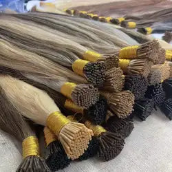 18 inch hair extensions 100% virgin hair wholesale i tip