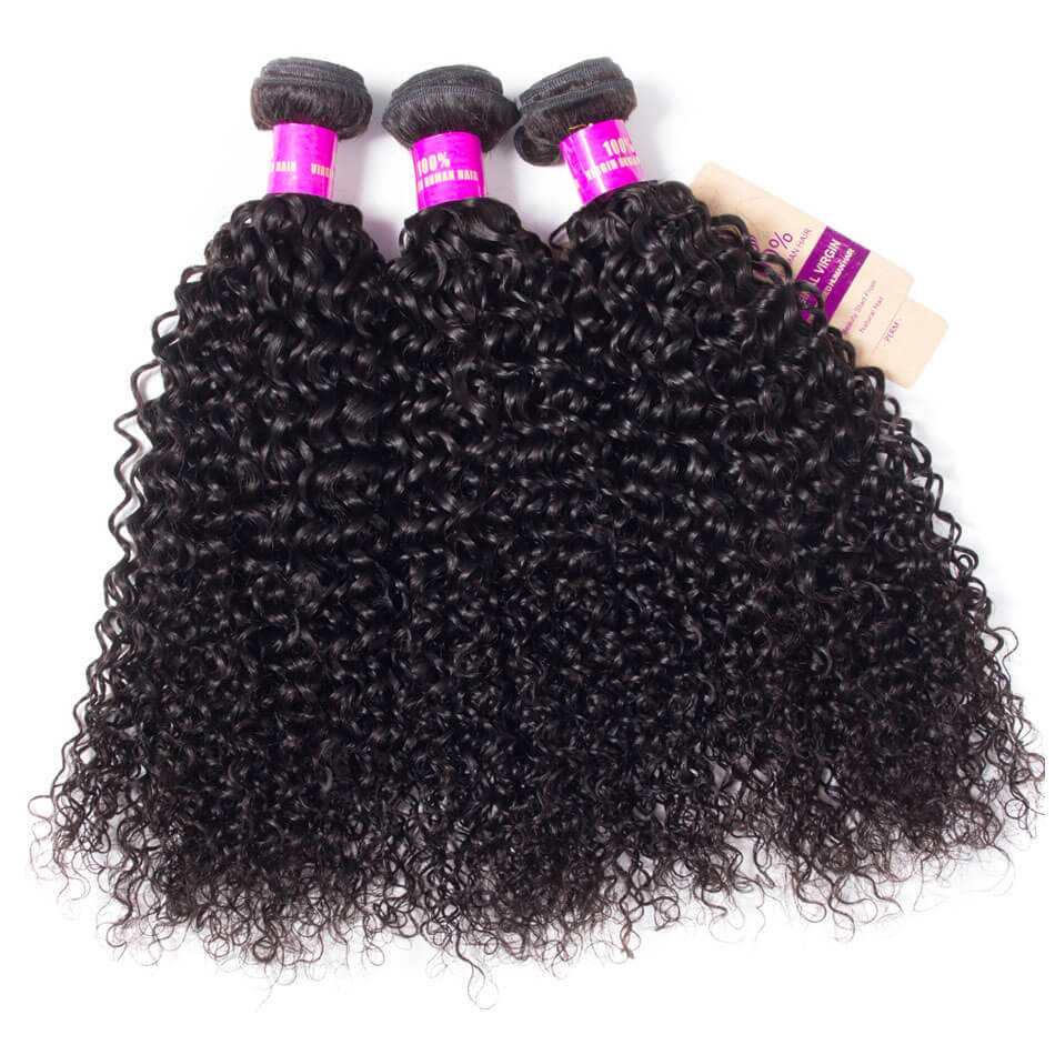 Brazilian Virgin Hair Curly Weave 3 Bundles Brazilian Human Hair Bundles Jerry Curly Hair Extension