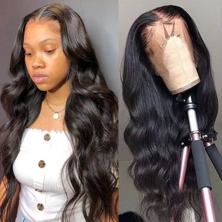 Body Wave Pre-plucked 13x6 Lace Front Wigs 180% Density