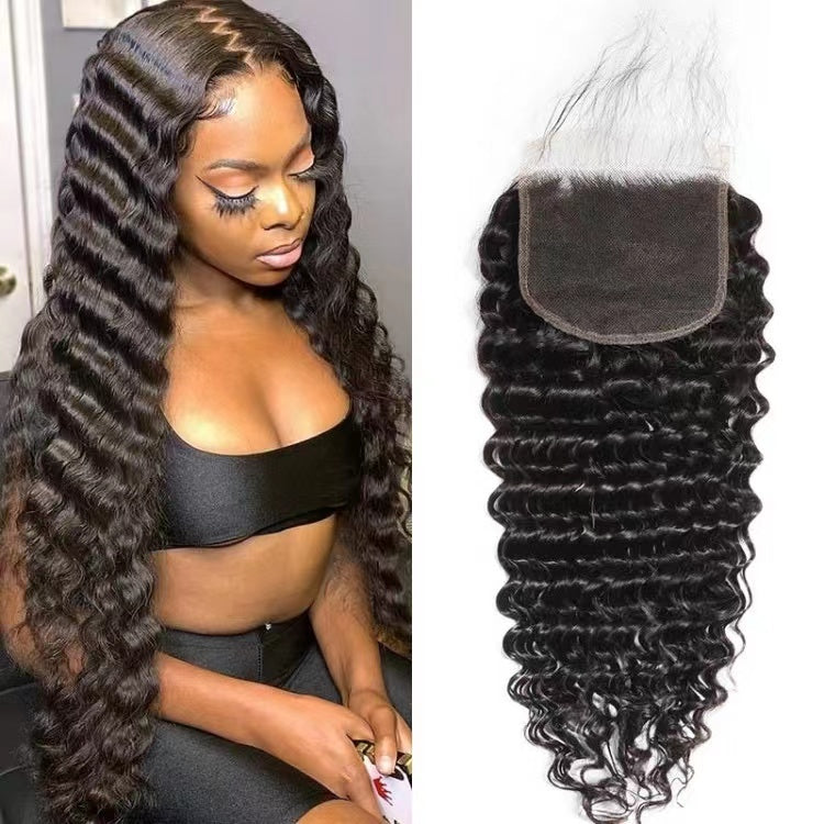 Deep Wave  5x5 HD Lace Closure Virgin Hair Closure For Women