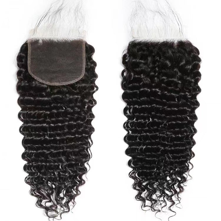 Deep Wave  5x5 HD Lace Closure Virgin Hair Closure For Women