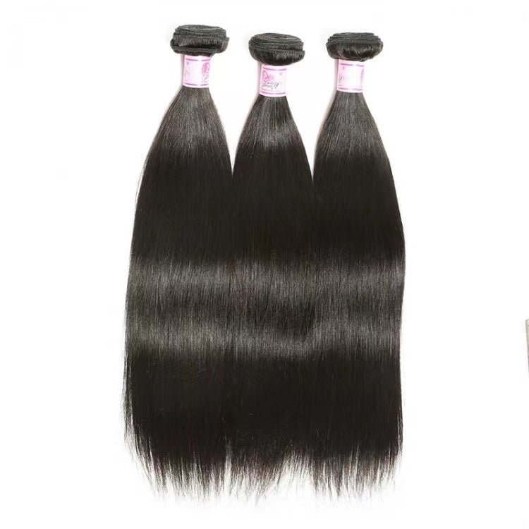 Brazilian Straight Hair 3 Bundles Deals 100% Unprocessed Virgin Brazilian Hair Silk Straight Human Hair Weave Bundles