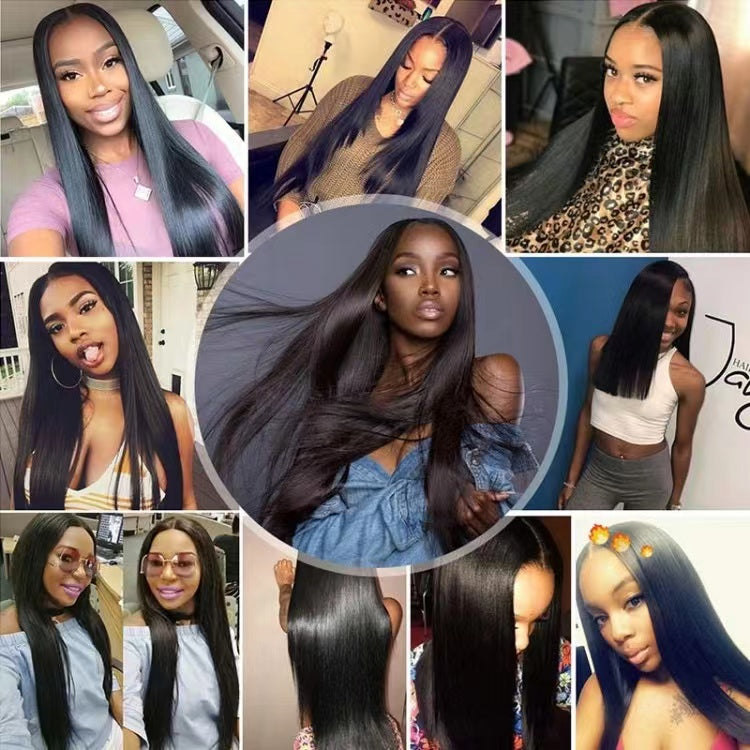 Brazilian Straight Hair 3 Bundles Deals 100% Unprocessed Virgin Brazilian Hair Silk Straight Human Hair Weave Bundles