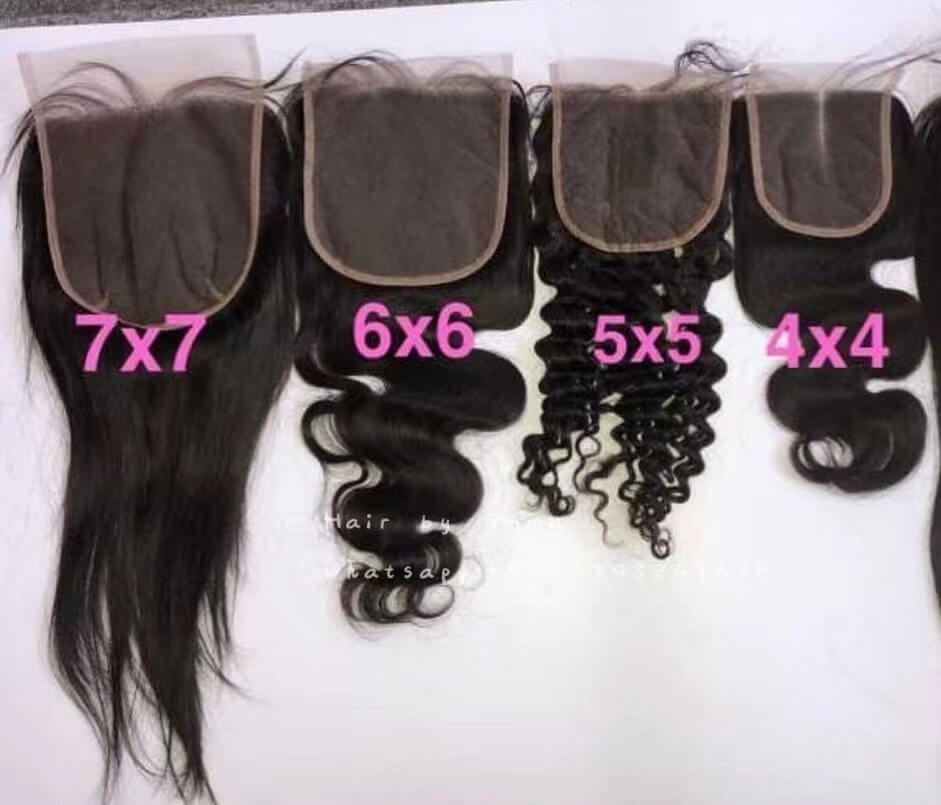 wholesale factory 1piece 4*4 Lace Closure Brazilian Body Wave Human Hair Closure Lace Hair Extensions