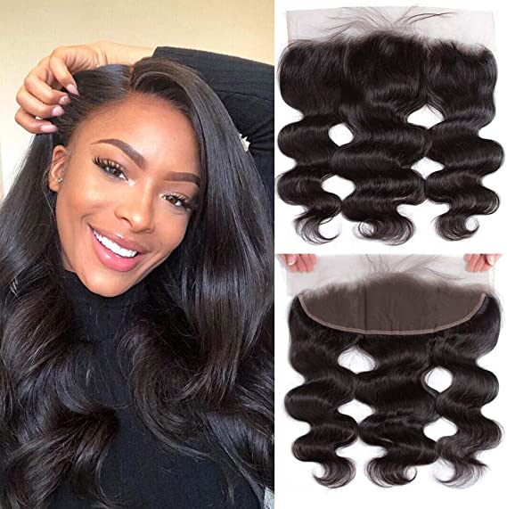 Body Wave 13x4 Lace Frontal Human Hair Wigs Natural Brazilian