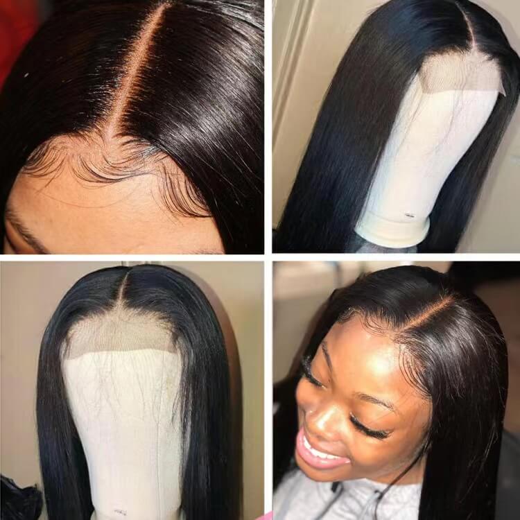 straight lace wigs 5*5HD closure wig Real Human Hair Wigs