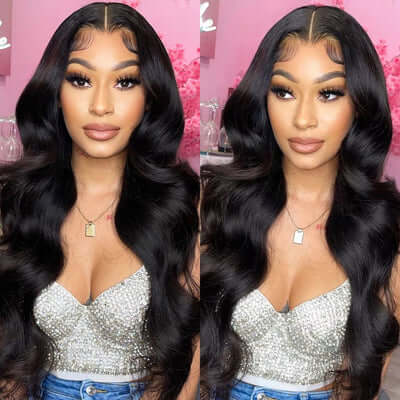 13×4 13x6 Full Frontal HD Lace Wigs Body Wave Human Hair Wigs 180% And 200 Density