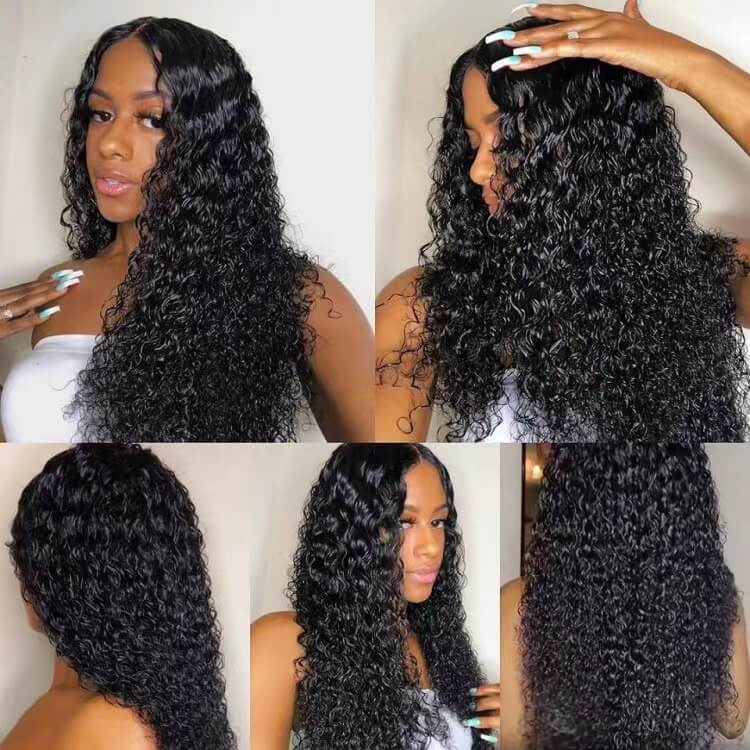 13×4 Lace Frontal Wigs Curly Hair Pre Plucked Virgin Human Hair Wigs Sale