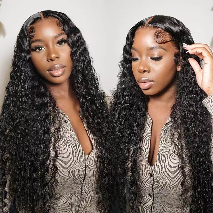 HD Lace Front Wig Brazilian Human Hair Deep Lace Wig Curly Hair 13*4