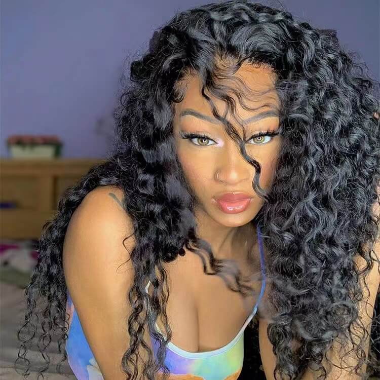 13×4 Lace Frontal Wigs Loose Deep Hair Human Hair Wigs