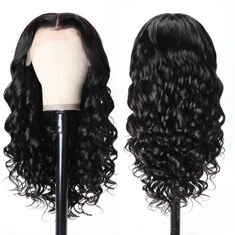 13×4 Lace Frontal Wigs Loose Deep Hair Human Hair Wigs