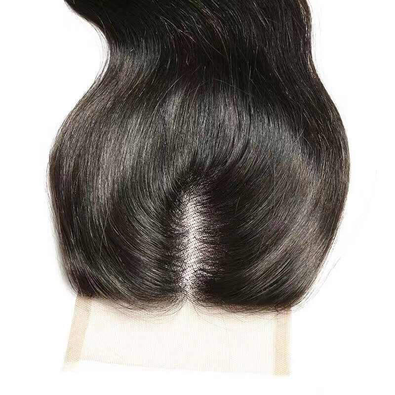 Brazilian loose wave  3 bundles with 4x4 Lace Closure  Peruvian Human Hair