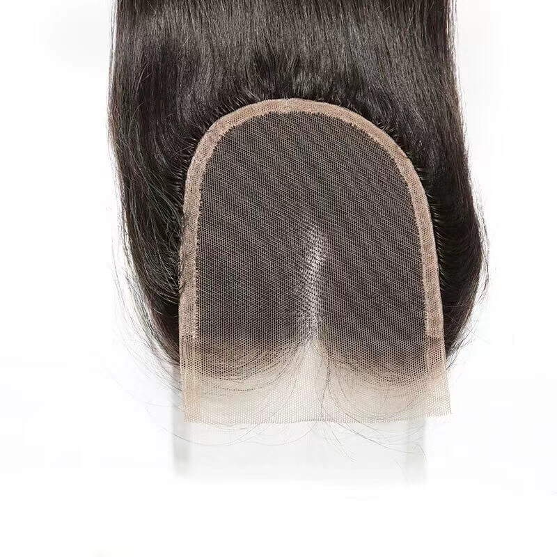 Brazilian Straight Human Hair 3 Bundles With 4*4Closure Mink Brazilian Virgin Hair Straight With Closure